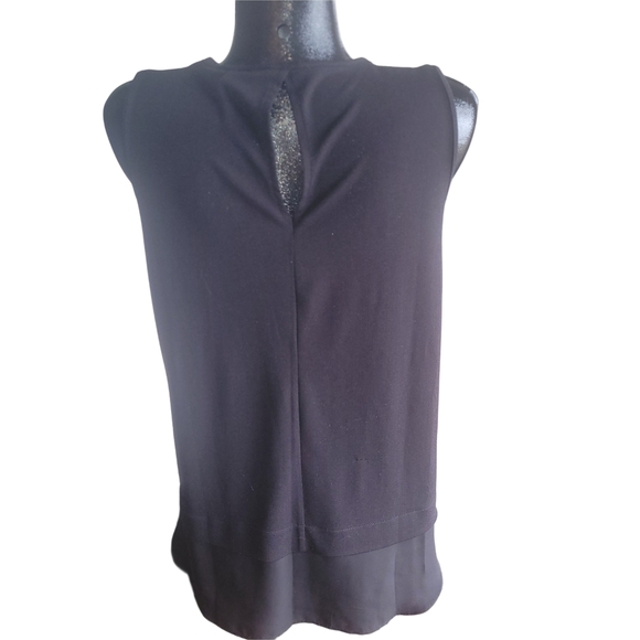 Banana Republic Black Sleeveless Top L - Picture 5 of 5